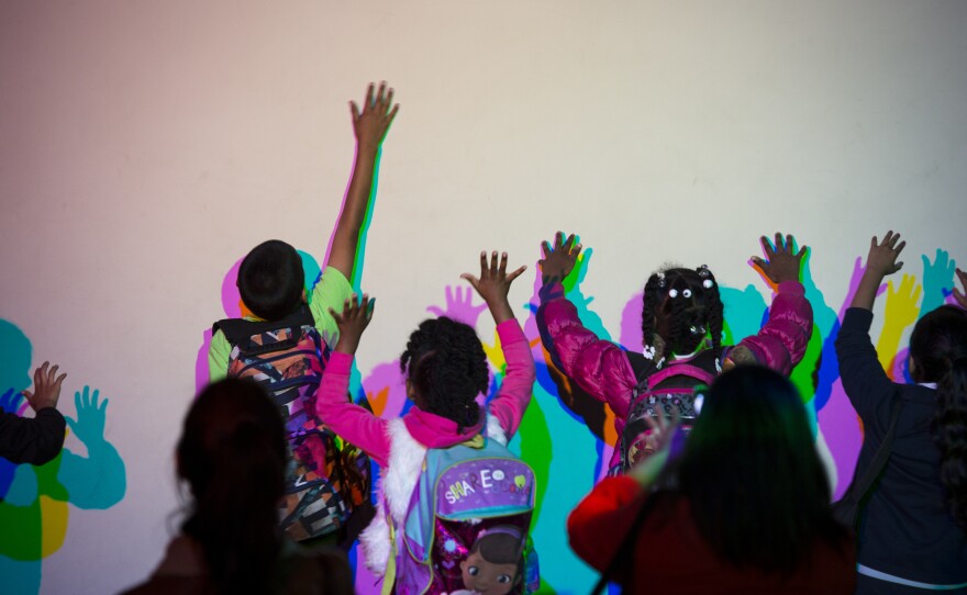 Colored Shadows at the San Francisco Exploratorium.