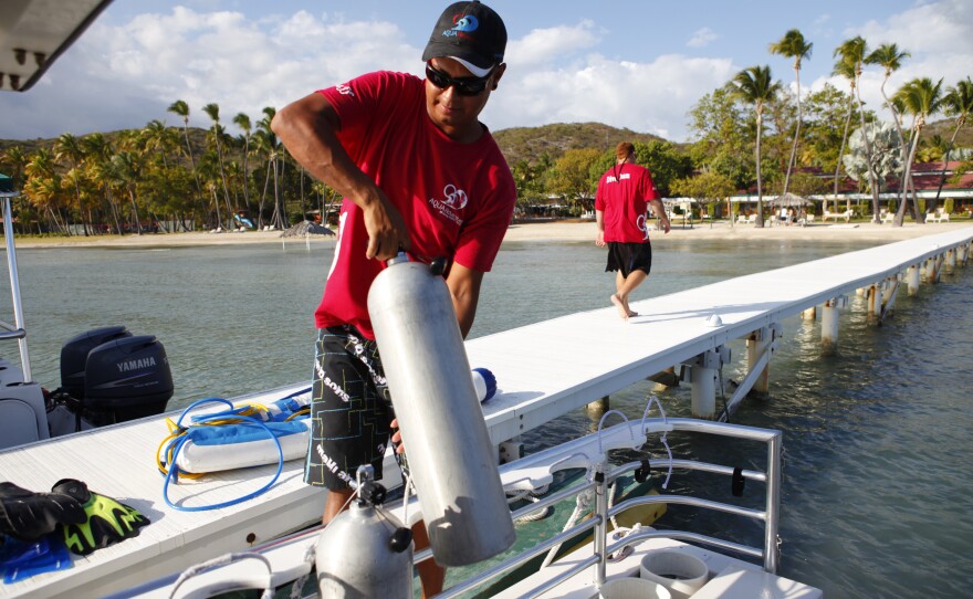 Bonet has worked at the resort for six months and enjoys his life in Puerto Rico. Although his mom and sister live in Central Florida, he has no desire to leave the island.