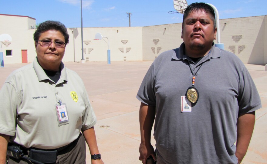 Sgt. Barbara Johnson and Corrections Lt. Robbin Preston run the Tuba City Juvenile Detention Center on the Navajo Nation.