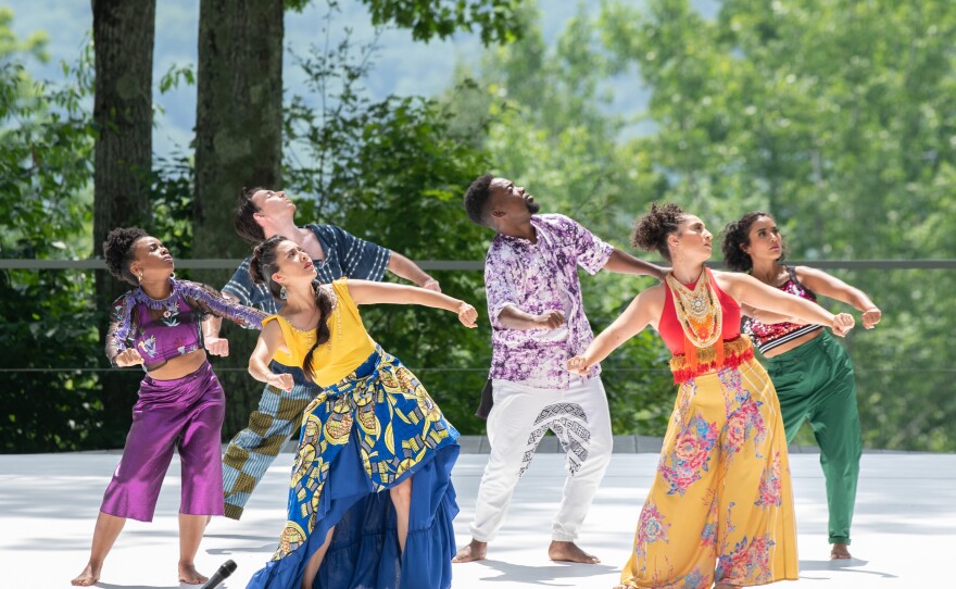Faced with limited access to conventional stages, troupes like Contra-Tiempo are taking advantage of striking outdoor spaces at Jacob's Pillow this summer.