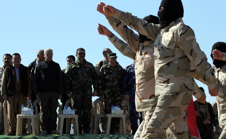 Iraq is preparing to take back Mosul, a senior U.S. military official says. Earlier this month, government-backed Sunni Arab tribesmen who've been training to fight ISIS marched northeast of Mosul, in northern Iraq.