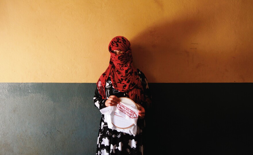 'Almond Garden, Portraits from the Women's Prisons in Afghanistan published by Daylight Books, April 2015. All right reserved. ©Gabriela Maj'