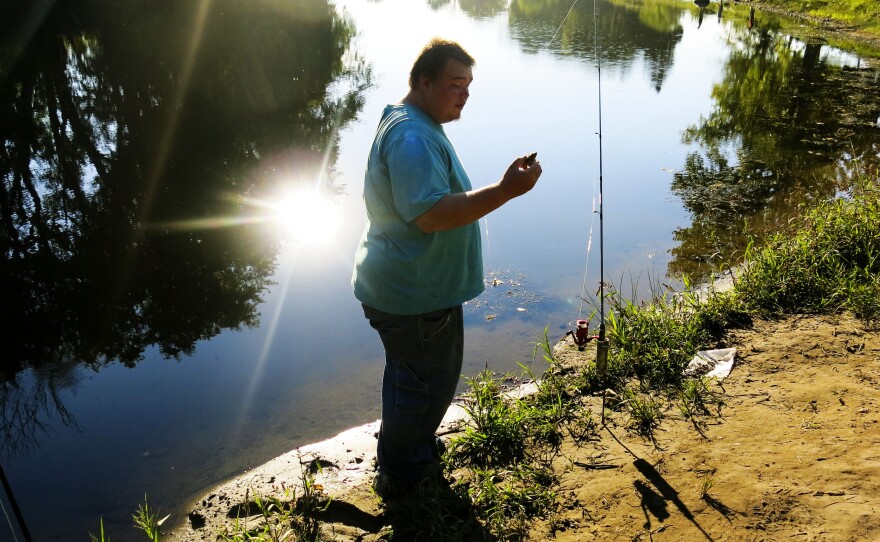 Kyle Dewitt was sentenced to three days in jail after he was unable to pay fees associated with catching a fish out of season.
