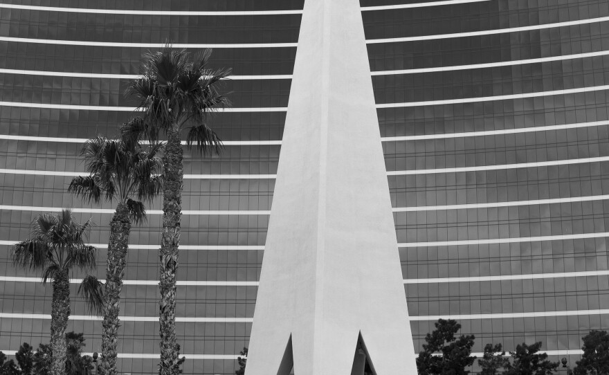 This four-sided spire<strong> </strong>stands beside the Guardian Angel Cathedral on the Las Vegas Strip. Designed by Williams in the early 1960s, both structures were built in 1963 to serve casino employees who lived and worked in the area.