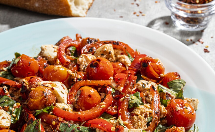 Charred Cherry Tomato Salad