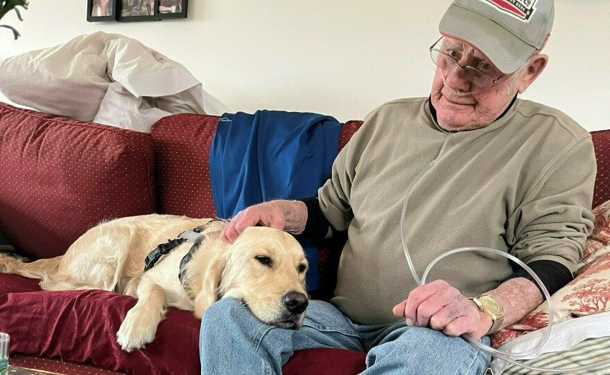 Howard Houlden got hospital-at-home care for COVID, COPD and congestive heart failure. Though he has since died, his daughter Lori says it likely extended his life and helped him enjoy himself.