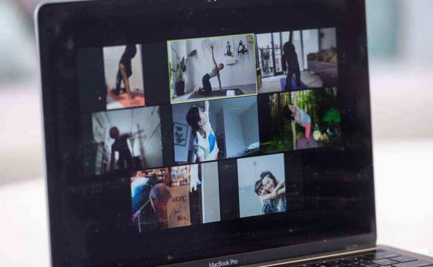 Fitness classes are among the many elements of daily life that moved to Zoom during the pandemic.