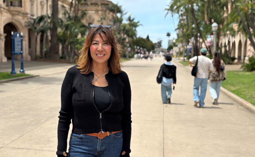 Meena Westfield of the San Diego County Water Authority says the city has made great strides cutting water use since the 1990s, even as the region's population grew