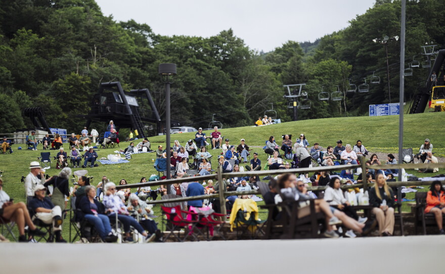 Attendees fill Canaan Valley State Park for the annual Ascend West Virginia gathering on July 10. Since its launch, Ascend West Virginia has brought 1,500 new residents to the state.