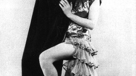 The historic photo of a San Diego burlesque dancer that inspired the new play "Talking Woman."