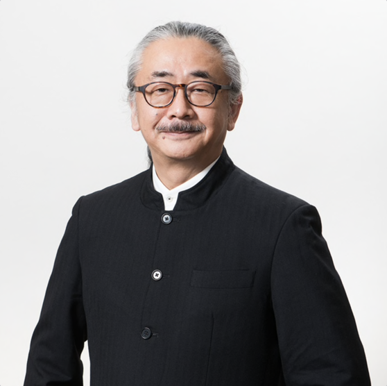 Composer Nobuo Uematsu, known for composing the score for the "Final Fantasy" video game series, is shown in