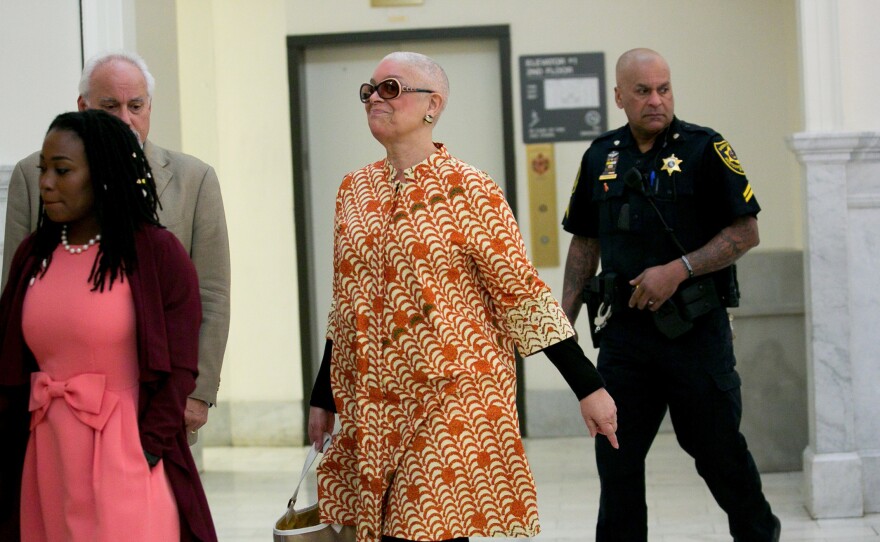Camille Cosby at the Montgomery County Courthouse in Norristown, Pa., last month.
