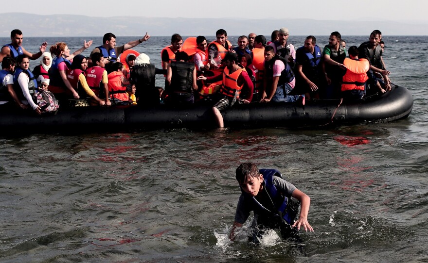 Syrians arriving on the Greek island of Lesbos are part of the largest flow of refugees since World War II. The challenge for the U.N. is to find the funds and political will to address refugee needs while tackling the newly ratified Sustainable Development Goals.