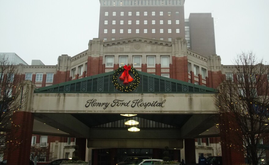 Henry Ford Hospital treats Detroit residents.  About 1 in 3 residents of that city is uninsured, and the hospital CEO hopes Medicaid expansion will increase the number of people with health insurance.