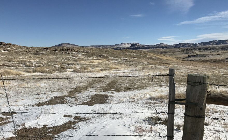 The Laramie range north of Laramie, Wyo., is a mix of private and public lands run by the U.S. Bureau of Land Management. About half of all the land in Wyoming is controlled by the federal government.