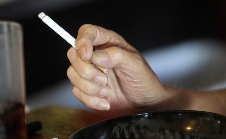 Cigarette smoking continues to decline as taxes on tobacco rise.