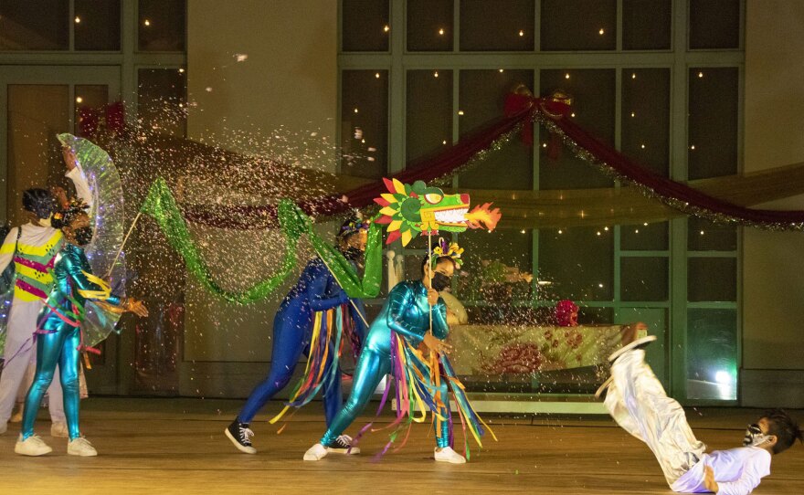 Dancers from A Step Beyond are shown in the 2021 production of "El Alebrije."