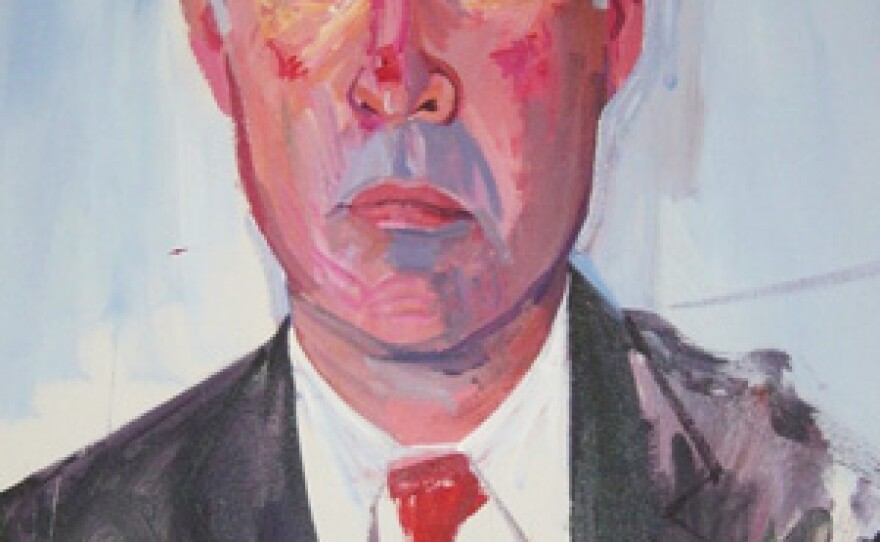 Don Bachardy's portrait of Jerry Brown is the official gubernatorial portrait.