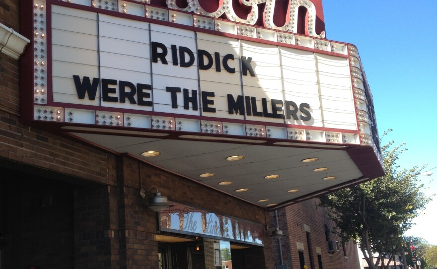 One of the bright spots in town: The movie theater, which is still open. Another is a robust volunteer program, a collaboration of churches, to help rebuild struggling properties.